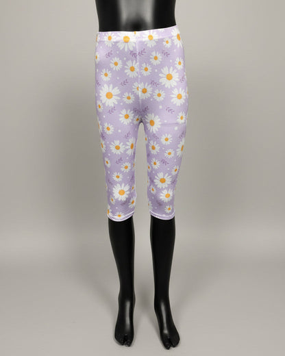 Flower patterned Capri leggings, choice of size & design!