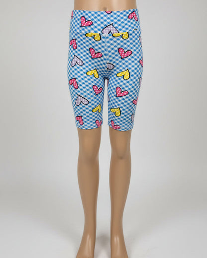 Soft, stretch, girls shorts, choice of pattern & size!