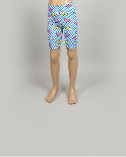 Soft, stretch, girls shorts, choice of pattern & size!