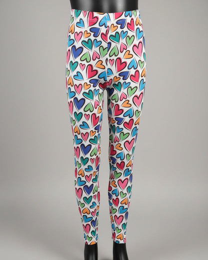 Heart design leggings