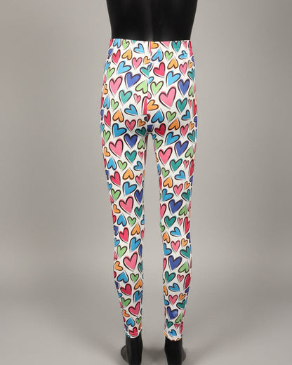 Heart design leggings