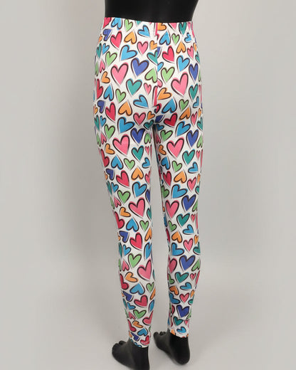 Heart design leggings