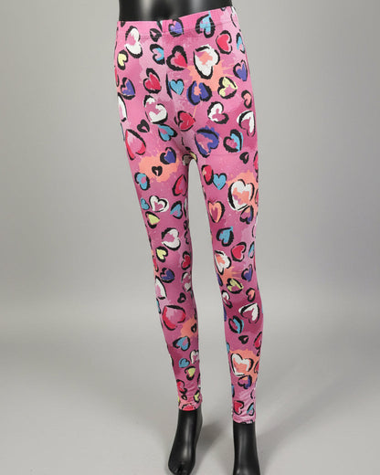 Heart design leggings