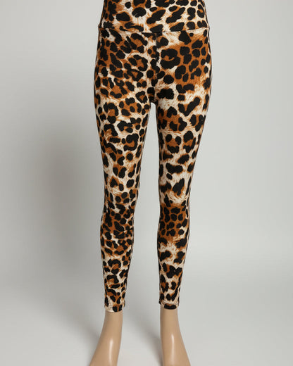 Wild leopard soft touch stretch leggings