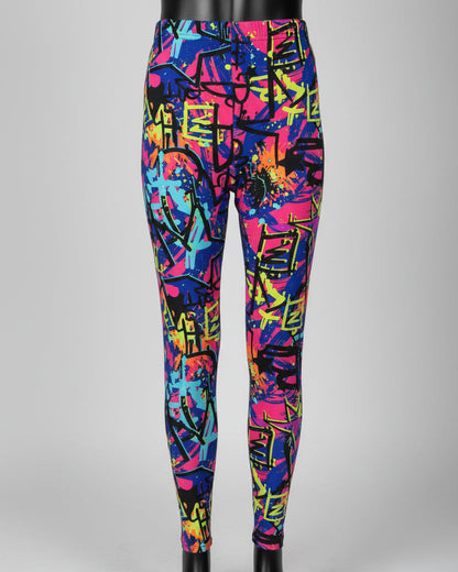 Surfer design full length stretch leggings