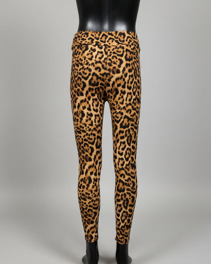 Trendy leopard print leggings
