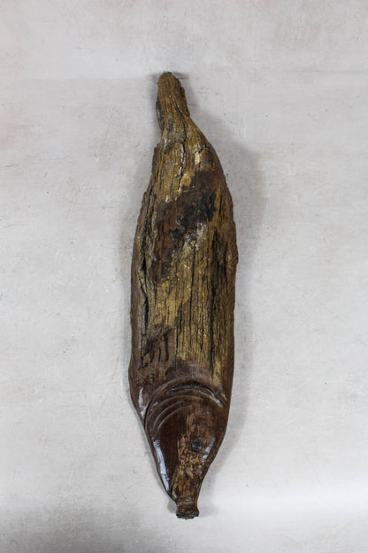 Driftwood Hand Carved Fish - 116.6