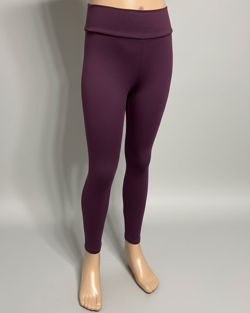 Solid colour, soft, stretch leggings in black, green, navy, grey, orange, pink, fuchsia, purple and more!