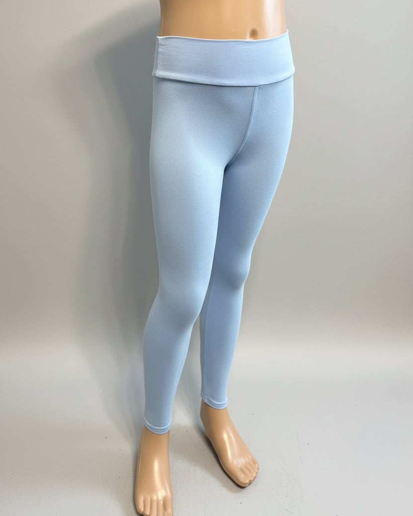 Solid colour, soft, stretch leggings in black, green, navy, grey, orange, pink, fuchsia, purple and more!