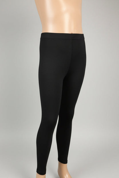 Black paw love design full length stretch leggings