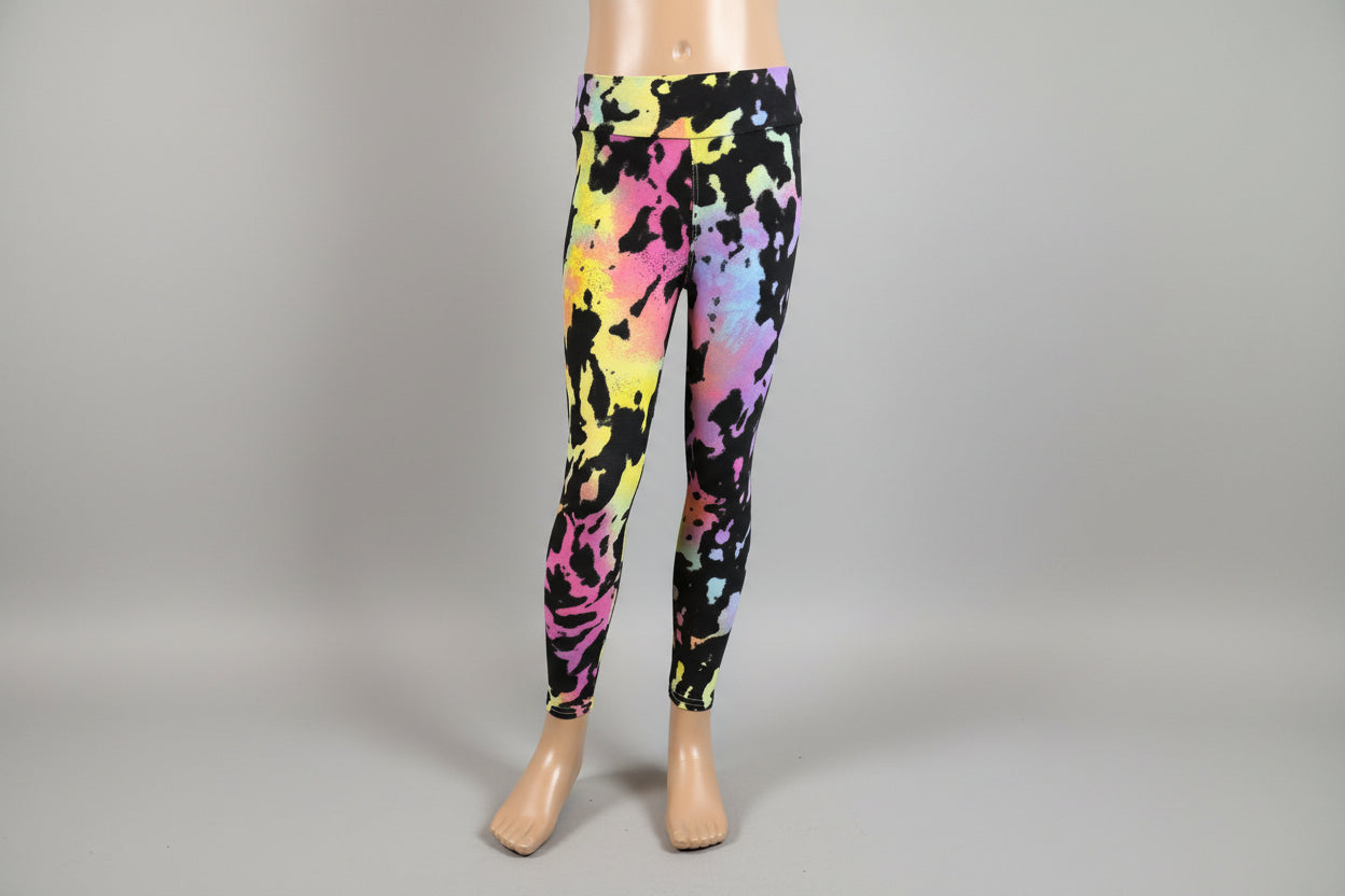 Funky design full length stretch leggings