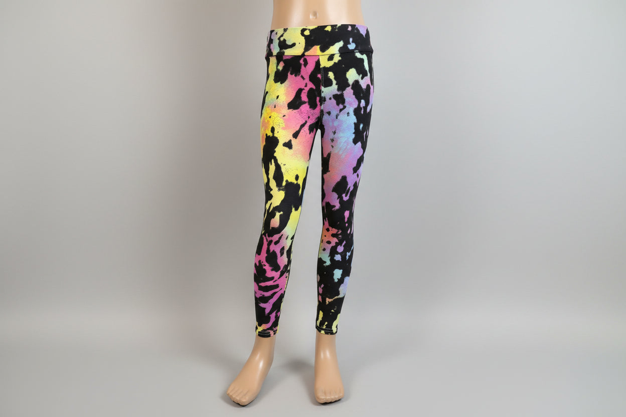 Funky design full length stretch leggings