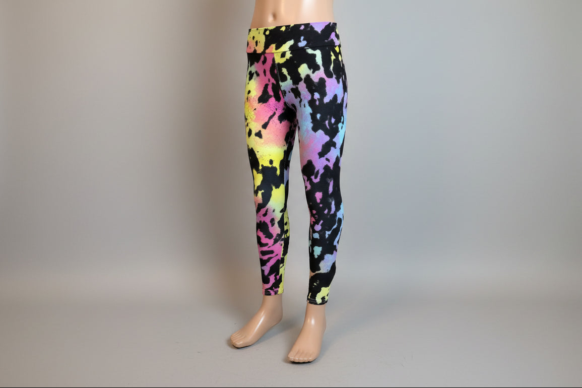Funky design full length stretch leggings