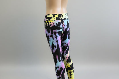 Funky design full length stretch leggings
