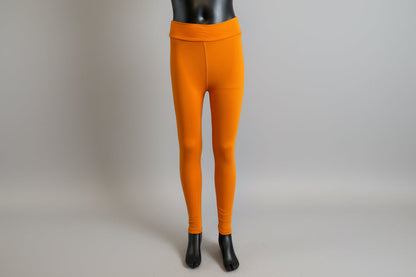 Solid colour, soft, stretch leggings in black, green, navy, grey, orange, pink, fuchsia, purple and more!