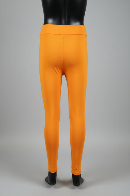 Solid colour, soft, stretch leggings in black, green, navy, grey, orange, pink, fuchsia, purple and more!