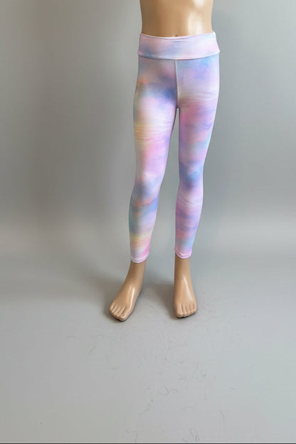 Sunset Pastels design leggings