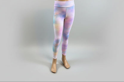 Sunset Pastels design leggings