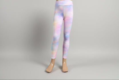 Sunset Pastels design leggings