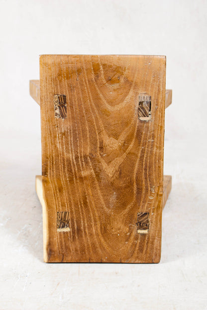 Vintage Rustic Stool Small - Elm wood - 53