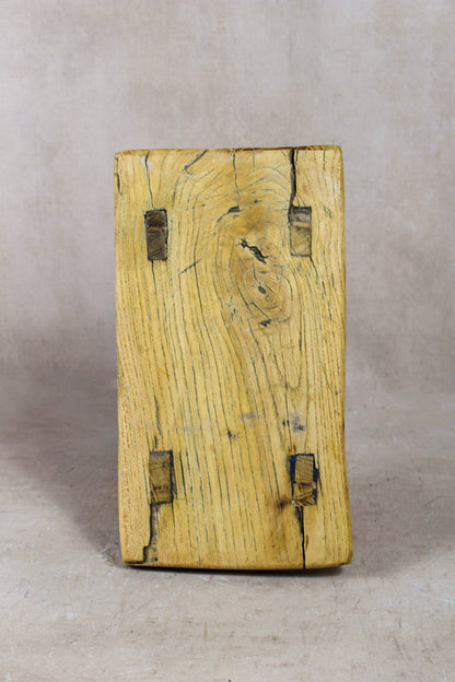 Vintage Rustic Stool Small - Elm wood - 54