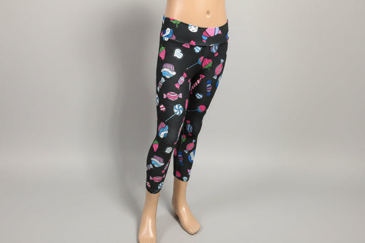 Sweets design full length stretch leggings
