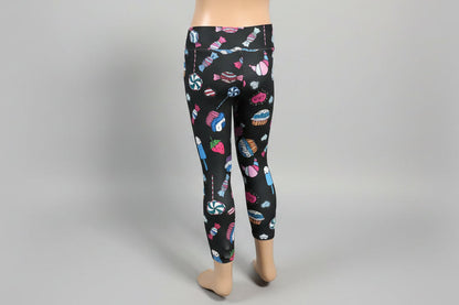 Sweets design full length stretch leggings