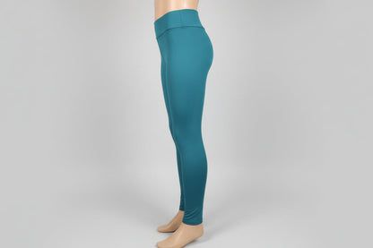 Solid colour, soft, stretch leggings in black, green, navy, grey, orange, pink, fuchsia, purple and more!