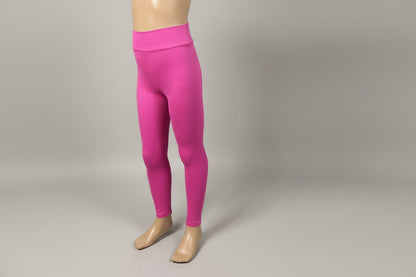Solid colour, soft, stretch leggings in black, green, navy, grey, orange, pink, fuchsia, purple and more!