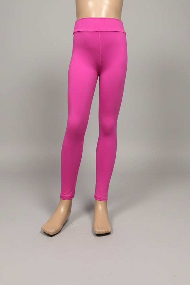 Solid colour, soft, stretch leggings in black, green, navy, grey, orange, pink, fuchsia, purple and more!