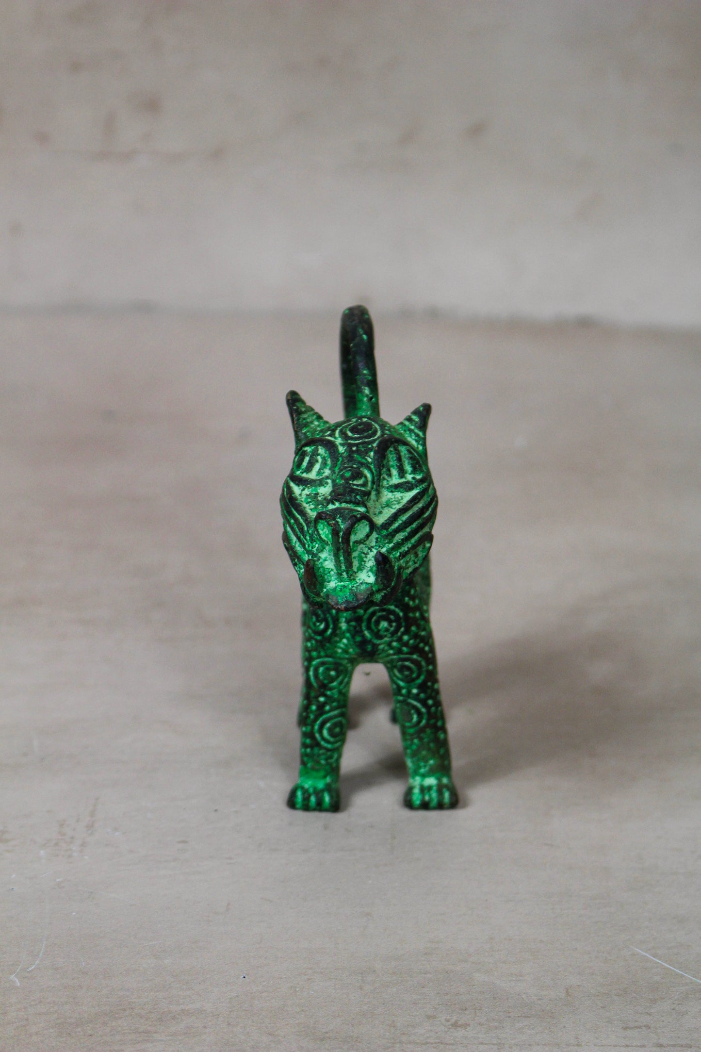 Benin Bronze Leopard sculpture - 56.19