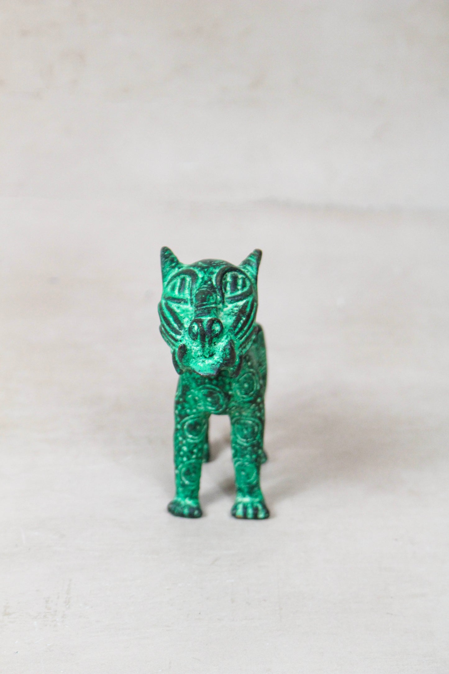 Benin Leopard sculpture - Bronze 56.21