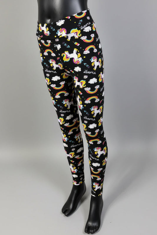 Rainbows, unicorns and dreams leggings