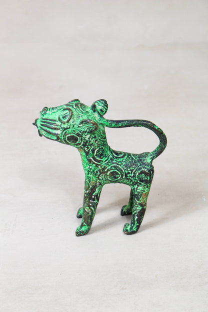 Benin Bronze Leopard sculpture - 56.24