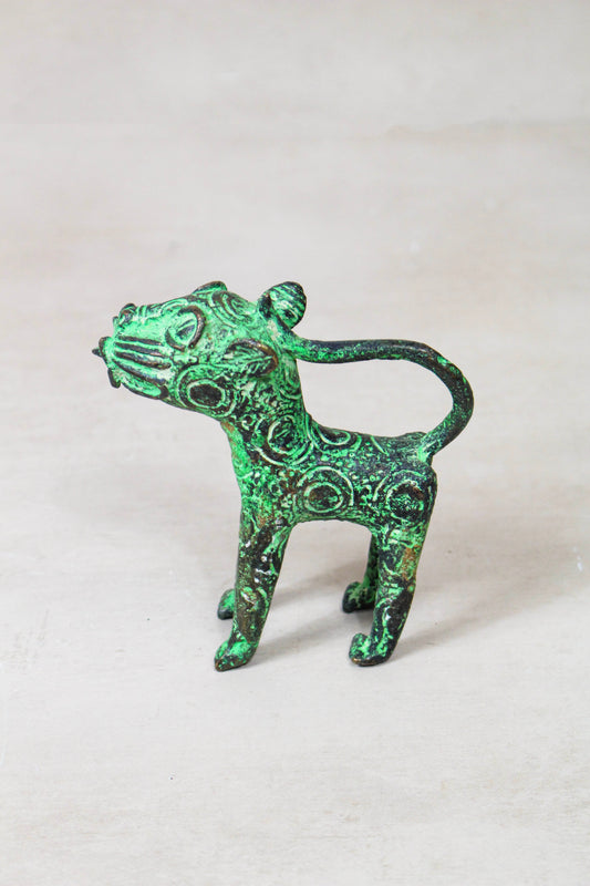 Benin Bronze Leopard sculpture - 56.24