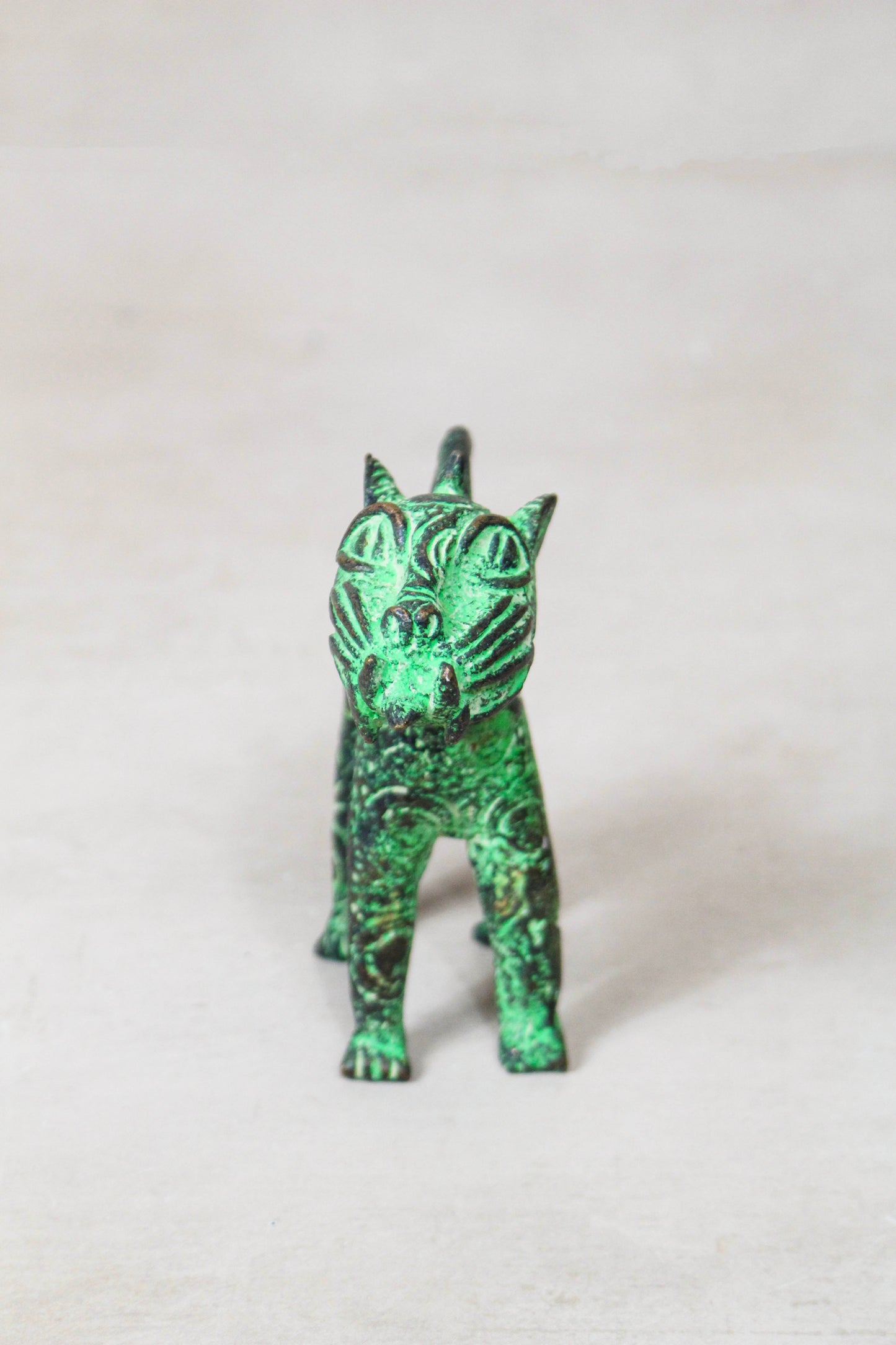Benin Bronze Leopard sculpture - 56.24