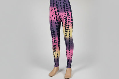 Jazzy design full length stretch leggings