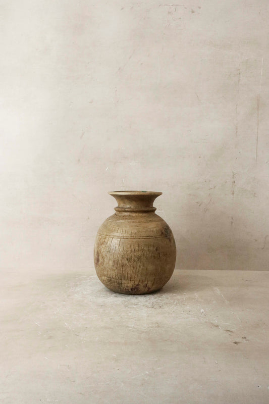 Vintage Teak Vase - 54.6