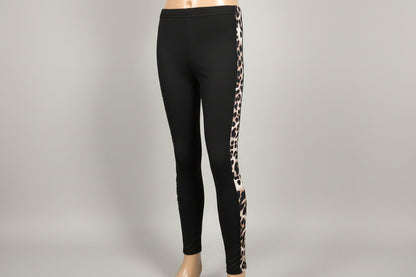 Funky pattern striped leggings
