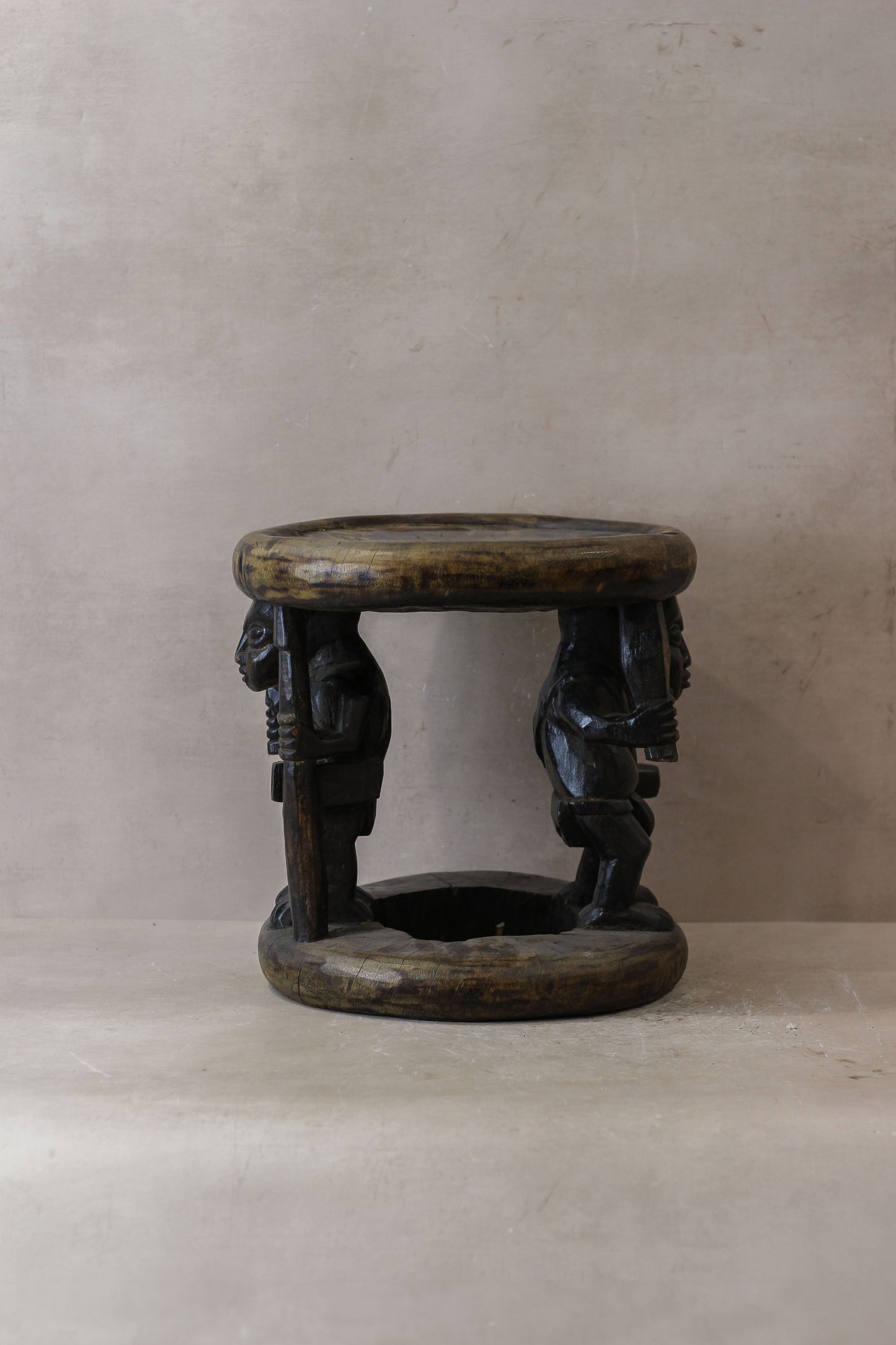 Vintage Baule Wood Side Table 85.4