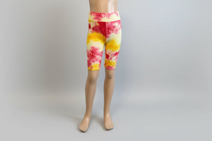 Long, soft, bright, girl's shorts, choice of pattern & size