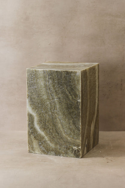 Onyx Side Table Pedestal - No 4