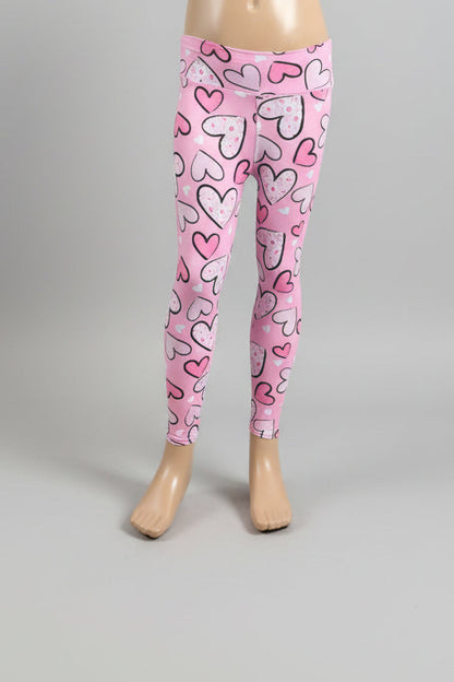 Heart design leggings