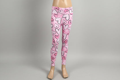 Heart design leggings