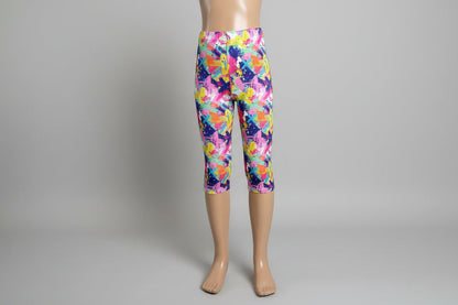 Patterned Capri leggings, choice of size & design!