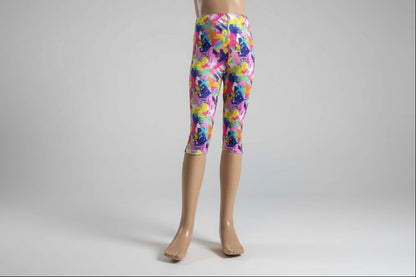 Patterned Capri leggings, choice of size & design!