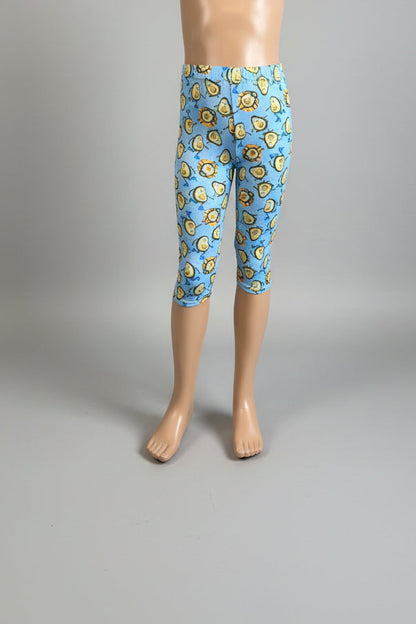 Patterned Capri leggings, choice of size & design!