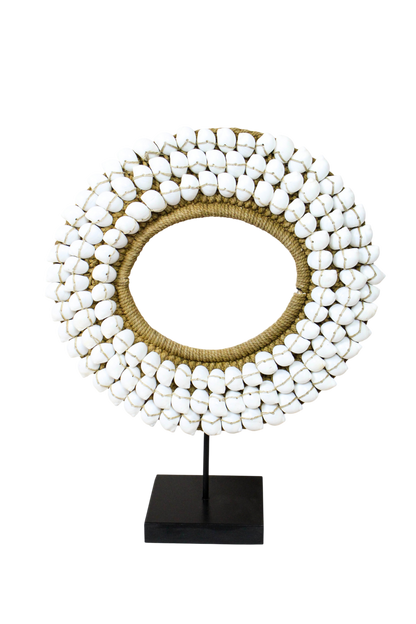 Handmade White Shell Necklace 26.1