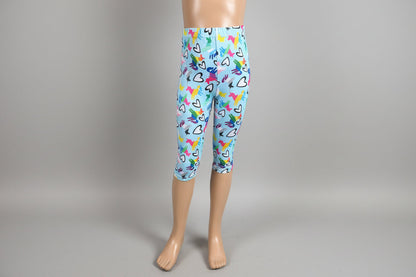 Patterned Capri leggings, choice of size & design!