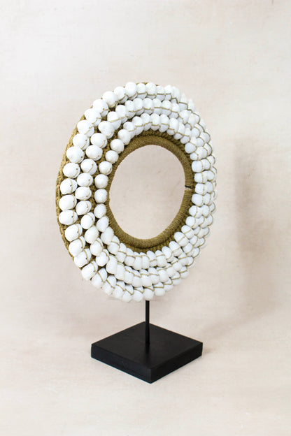 Handmade White Shell Necklace 26.1